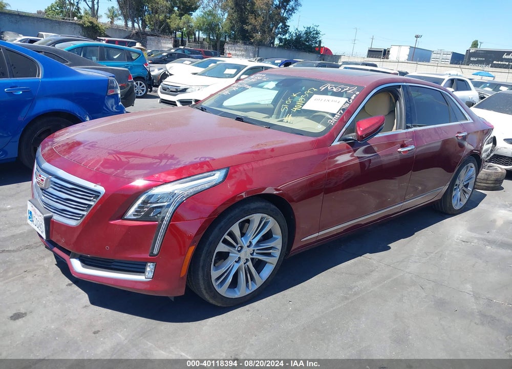 2016 CADILLAC CT6 PLATINUM VIN: 1G6KK5R6XGU163400