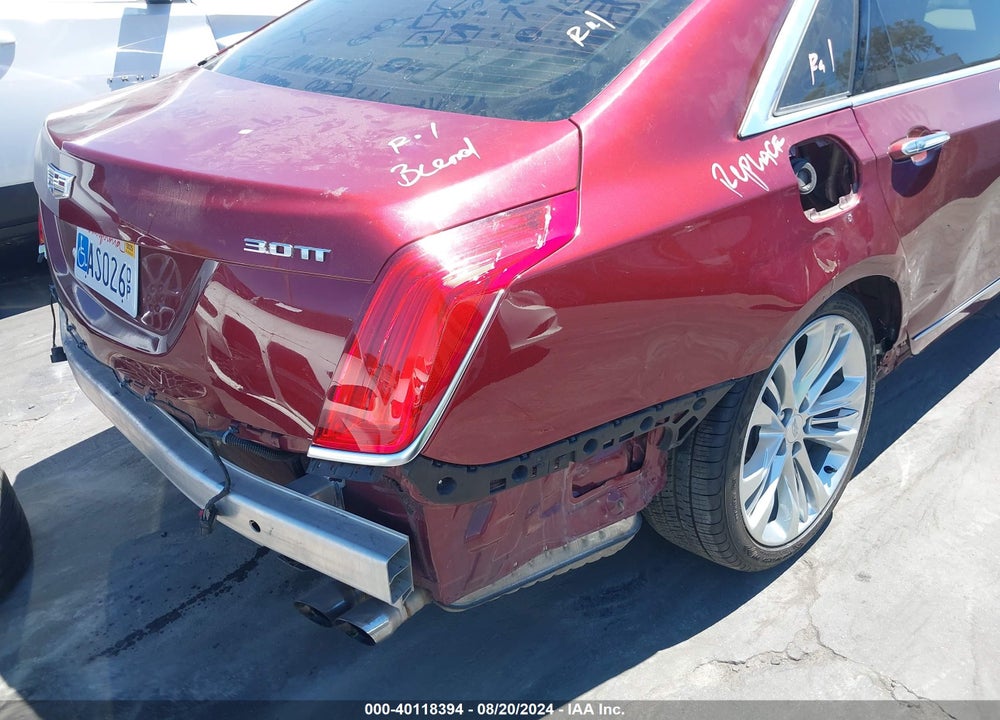 2016 CADILLAC CT6 PLATINUM VIN: 1G6KK5R6XGU163400