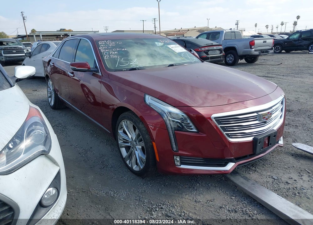 2016 CADILLAC CT6 PLATINUM VIN: 1G6KK5R6XGU163400