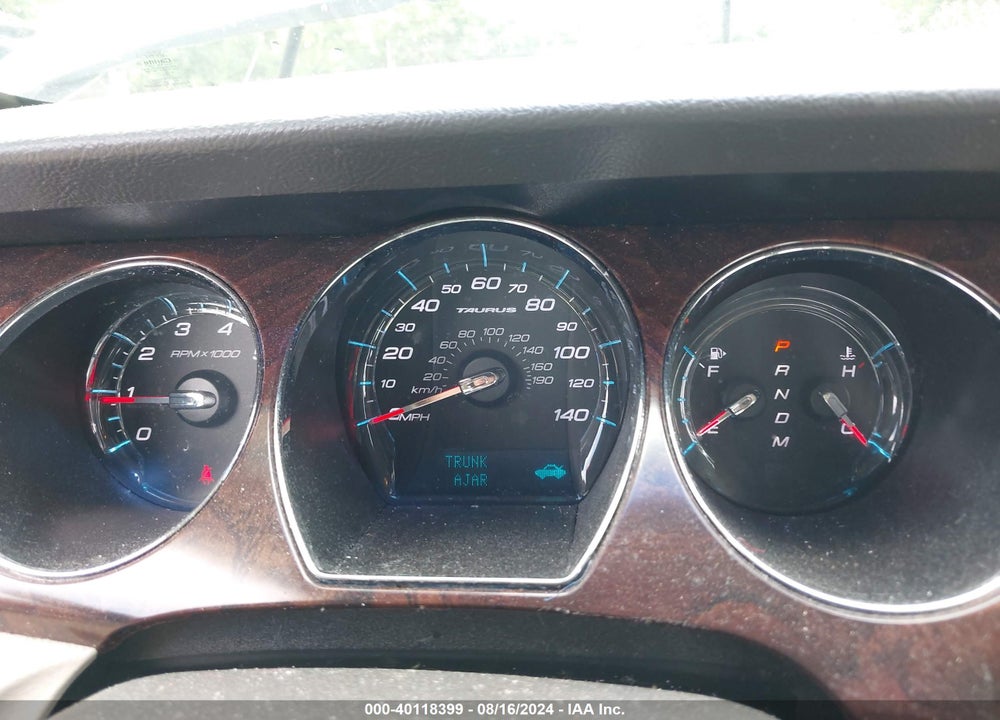 2012 FORD TAURUS LIMITED VIN: 1FAHP2FW0CG114166
