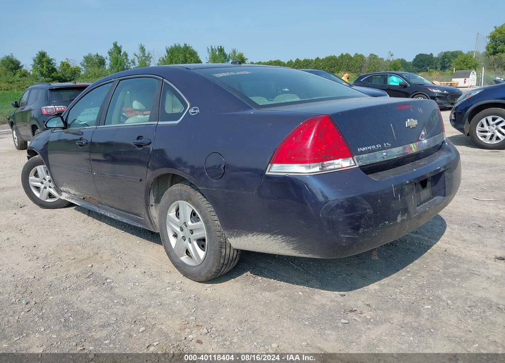 2009 CHEVROLET IMPALA LS VIN: 2G1WB57N391285421