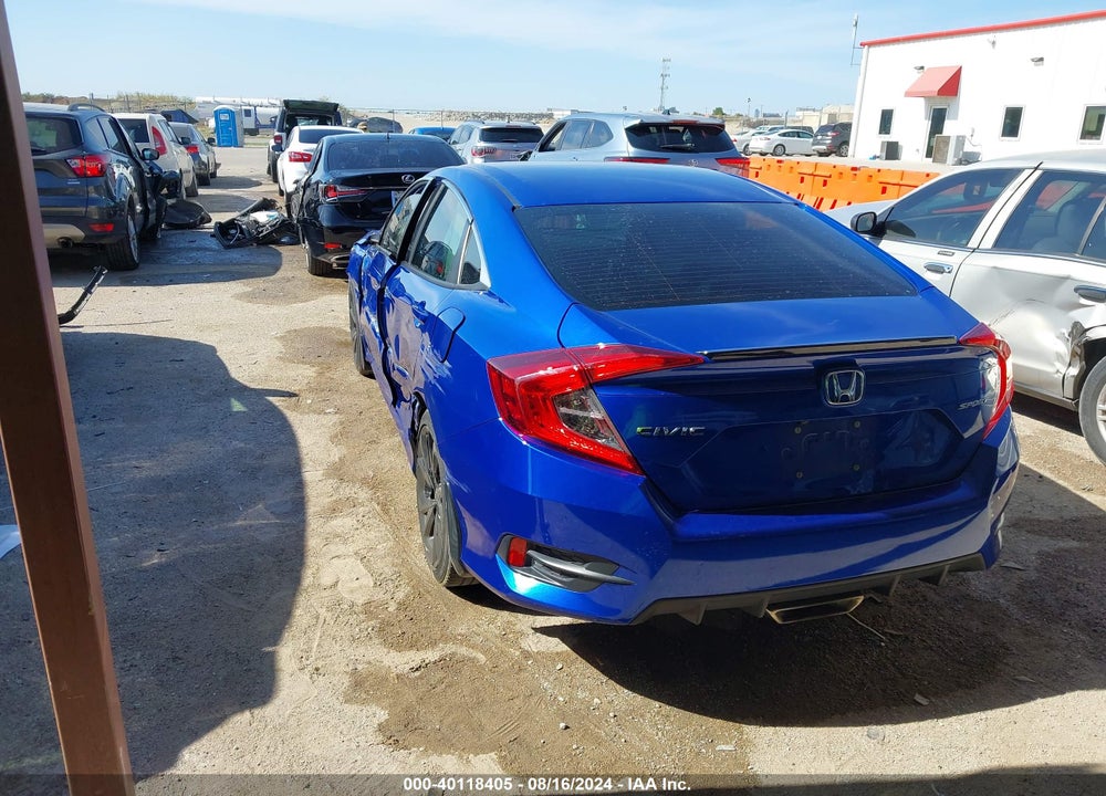 2020 HONDA CIVIC SPORT VIN: 19XFC2F82LE002225