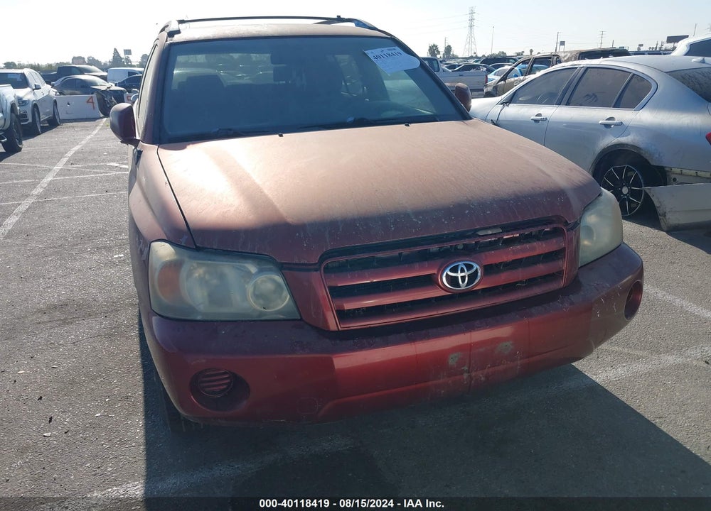 2004 TOYOTA HIGHLANDER VIN: JTEDD21AX40091840