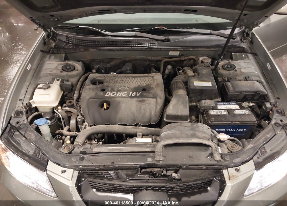 2008 HYUNDAI SONATA GLS VIN: 5NPET46CX8H359344