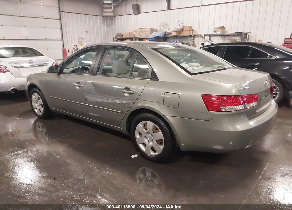 2008 HYUNDAI SONATA GLS VIN: 5NPET46CX8H359344