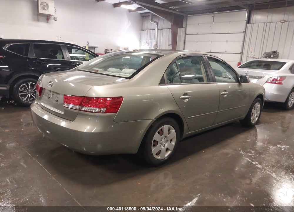 2008 HYUNDAI SONATA GLS VIN: 5NPET46CX8H359344