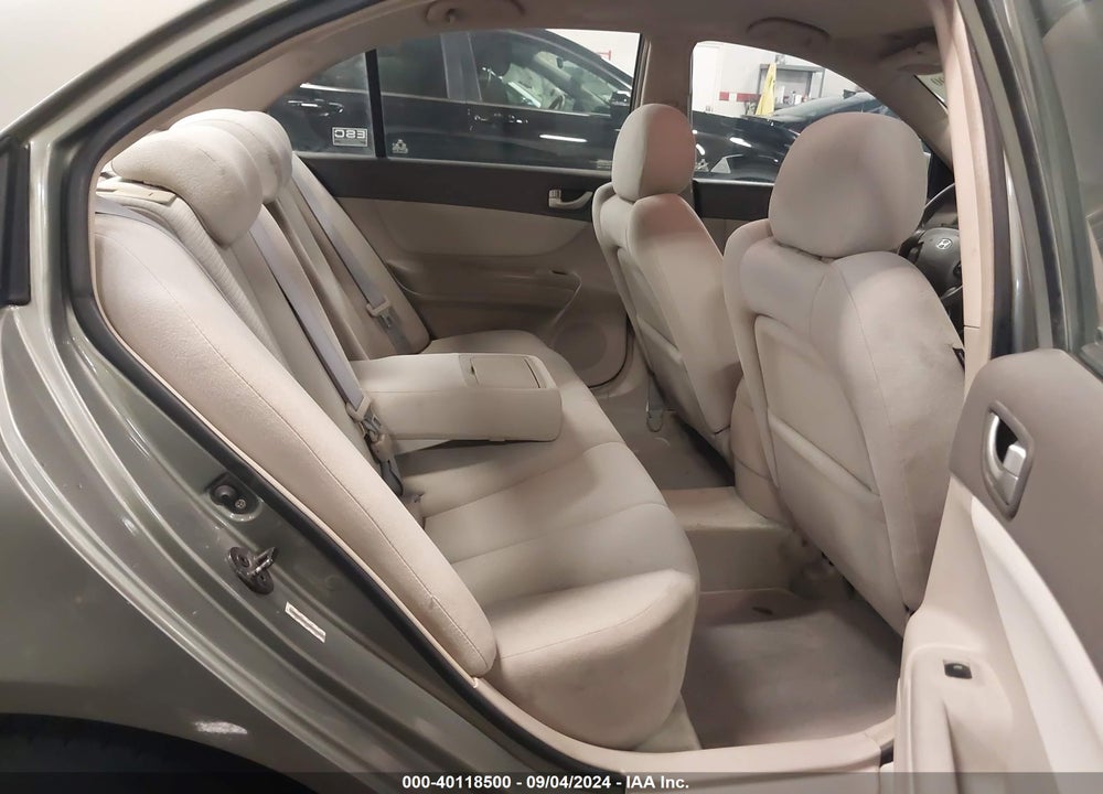 2008 HYUNDAI SONATA GLS VIN: 5NPET46CX8H359344