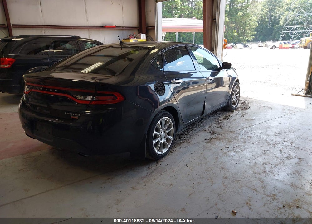 2013 DODGE DART LIMITED VIN: 1C3CDFCH6DD319072