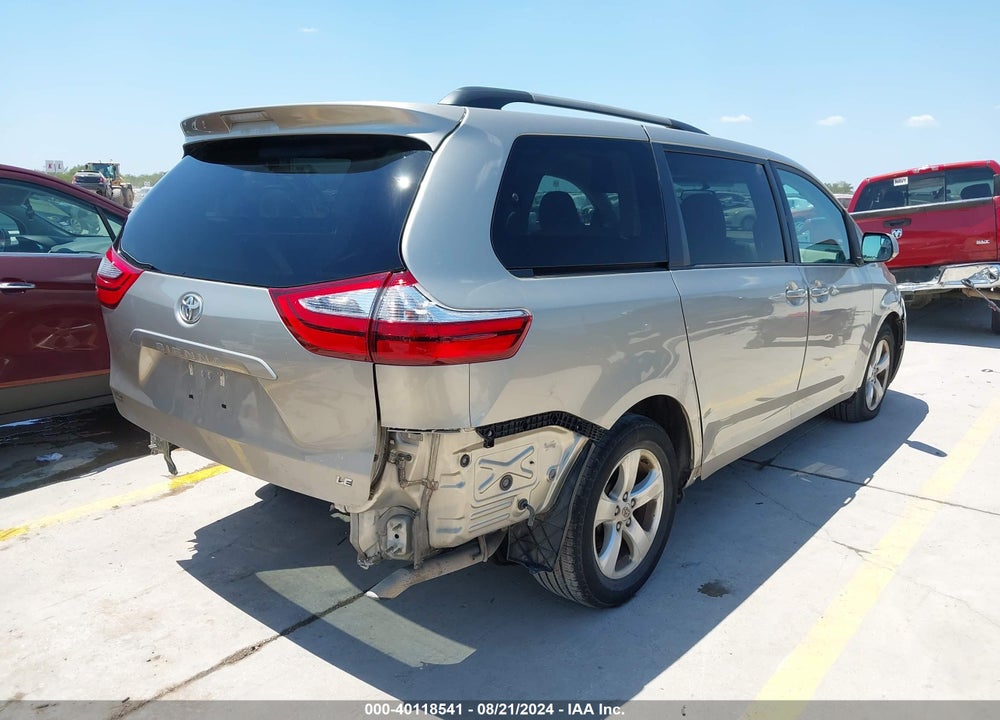 2017 TOYOTA SIENNA LE 8 PASSENGER VIN: 5TDKZ3DC0HS859201