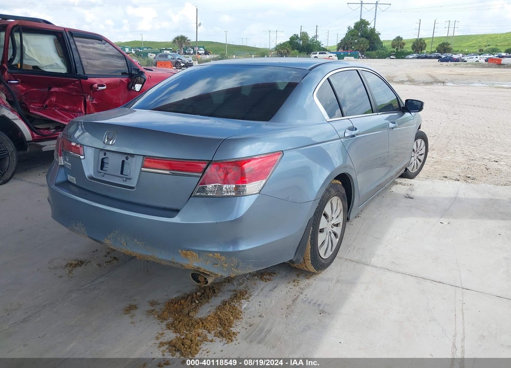 2011 HONDA ACCORD 2.4 LX VIN: 1HGCP2F3XBA107027