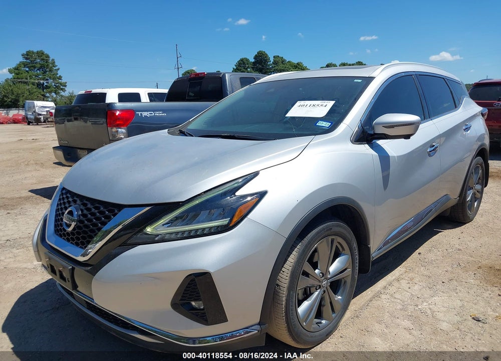 2019 NISSAN MURANO PLATINUM VIN: 5N1AZ2MJ6KN160118