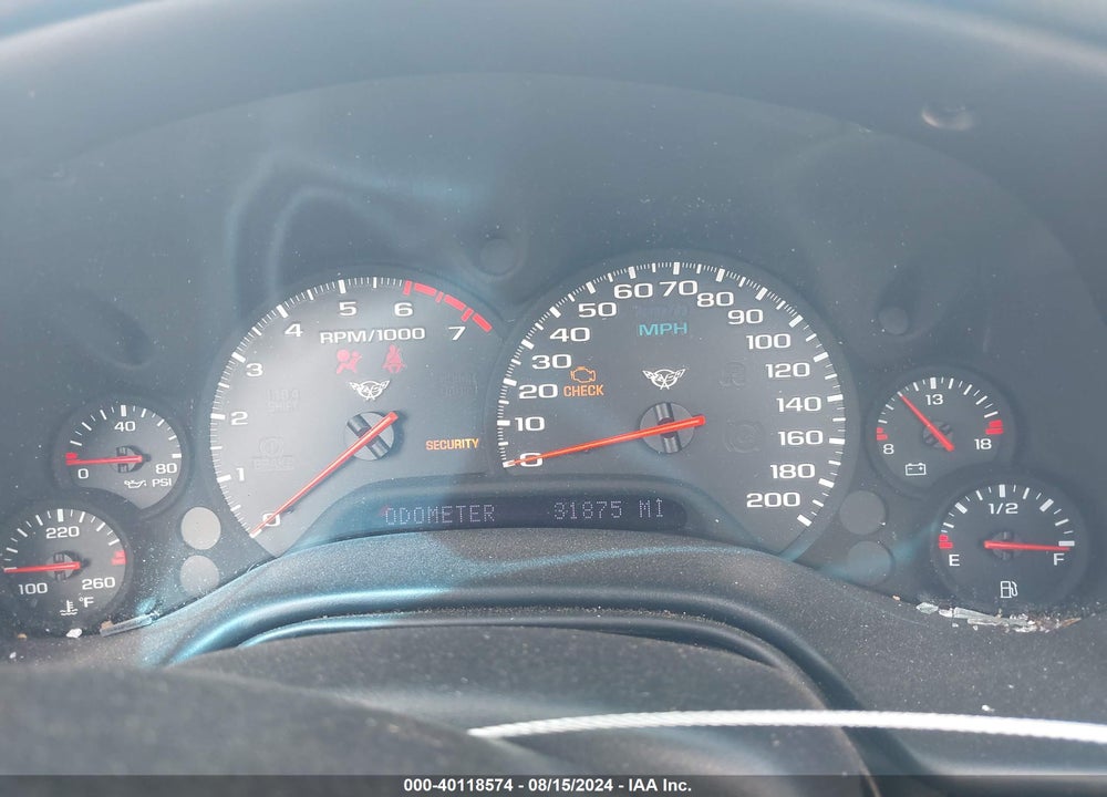 1997 CHEVROLET CORVETTE VIN: 1G1YY22G3V5106639