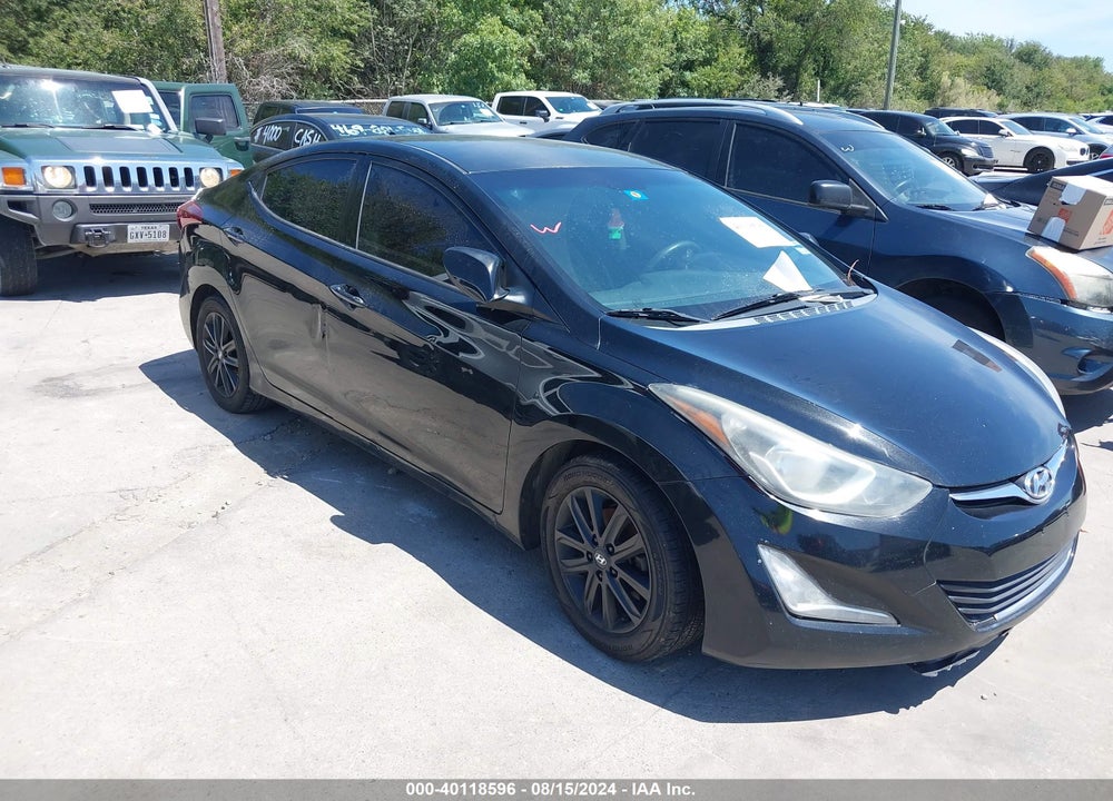 2014 HYUNDAI ELANTRA SE VIN: 5NPDH4AE1EH492415
