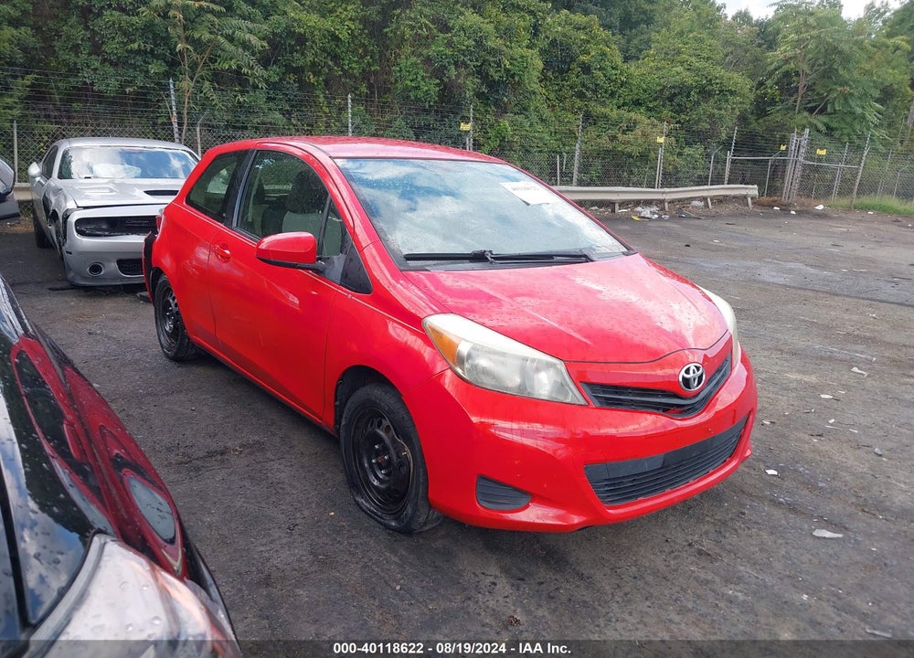 2014 TOYOTA YARIS LE (TMC/CBU PLANT) VIN: JTDJTUD33ED582117