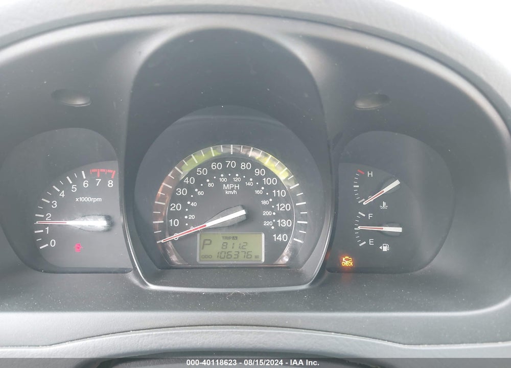 2008 KIA SPECTRA EX VIN: KNAFE121985501455