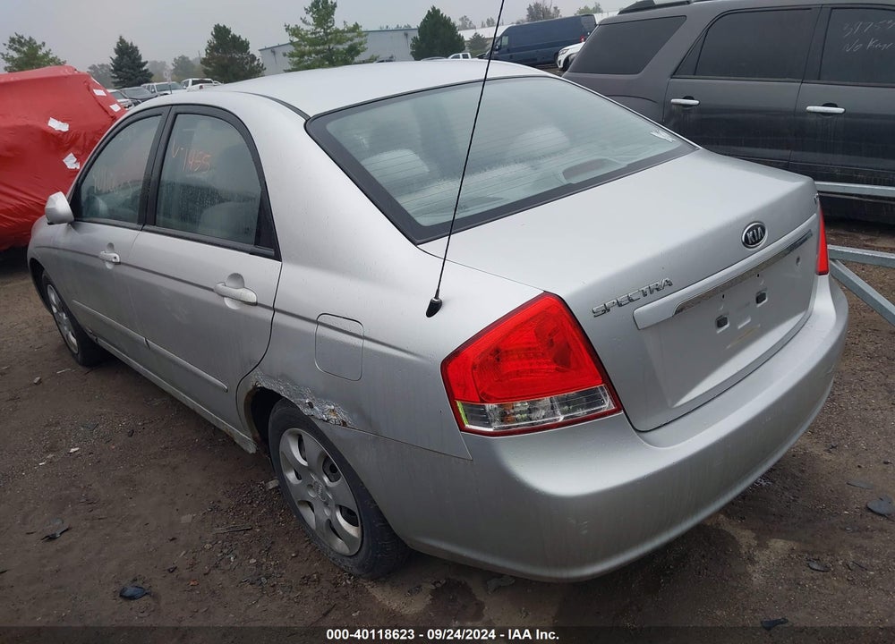 2008 KIA SPECTRA EX VIN: KNAFE121985501455