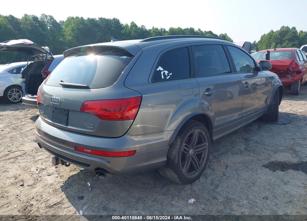 2014 AUDI Q7 3.0T S LINE PRESTIGE VIN: WA1DGAFE2ED007046
