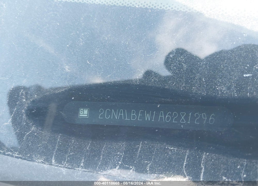 2010 CHEVROLET EQUINOX LS VIN: 2CNALBEW1A6281296
