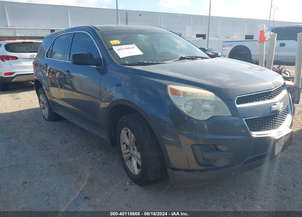 2010 CHEVROLET EQUINOX LS VIN: 2CNALBEW1A6281296