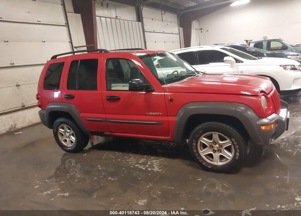 2004 JEEP LIBERTY SPORT VIN: 1J4GL48K54W163551