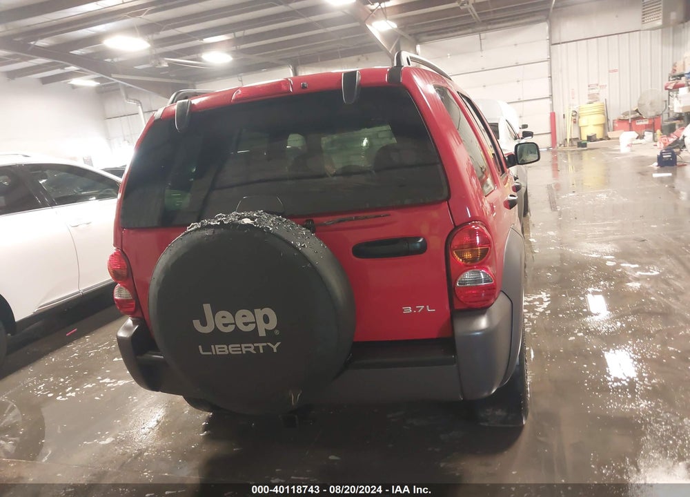 2004 JEEP LIBERTY SPORT VIN: 1J4GL48K54W163551