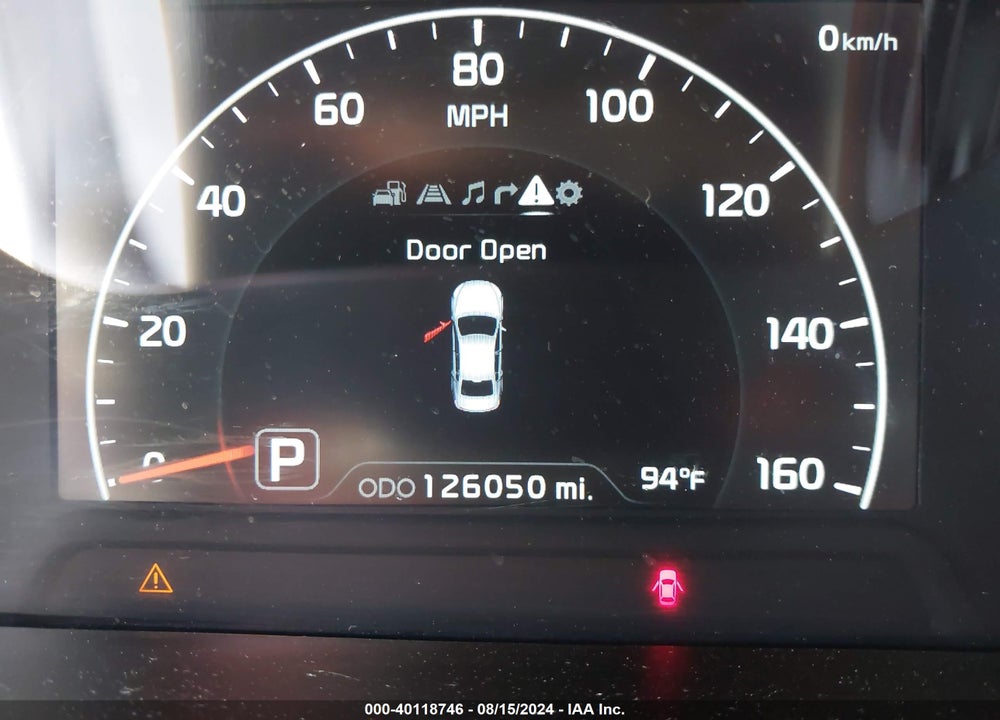 2014 KIA CADENZA LIMITED VIN: KNALN4D71E5152020
