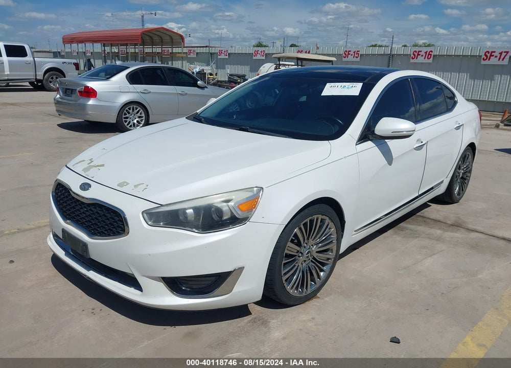 2014 KIA CADENZA LIMITED VIN: KNALN4D71E5152020
