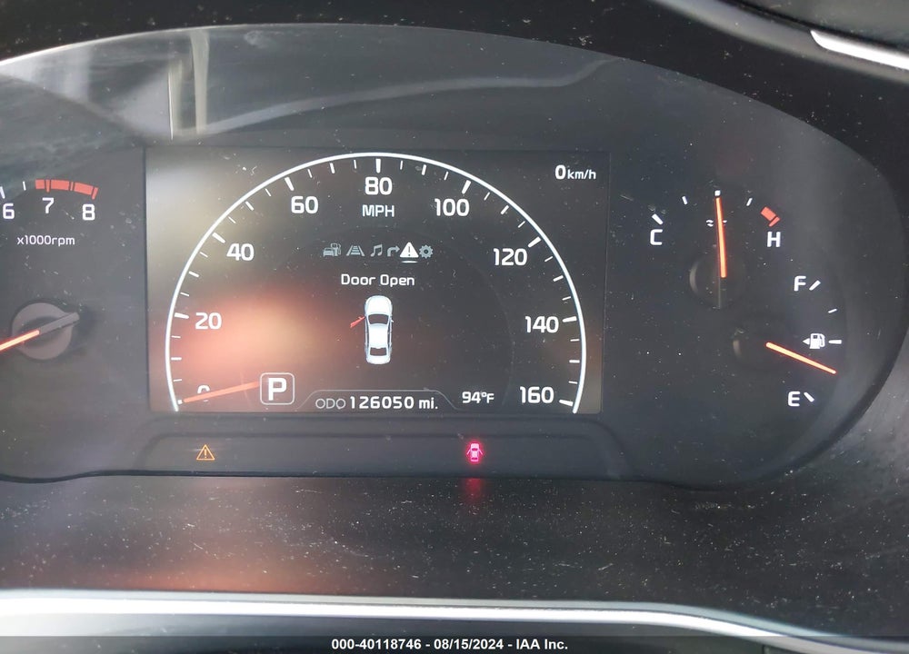 2014 KIA CADENZA LIMITED VIN: KNALN4D71E5152020