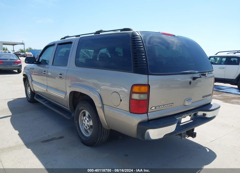 2002 CHEVROLET SUBURBAN 1500 LT VIN: 1GNEC16Z52J235944