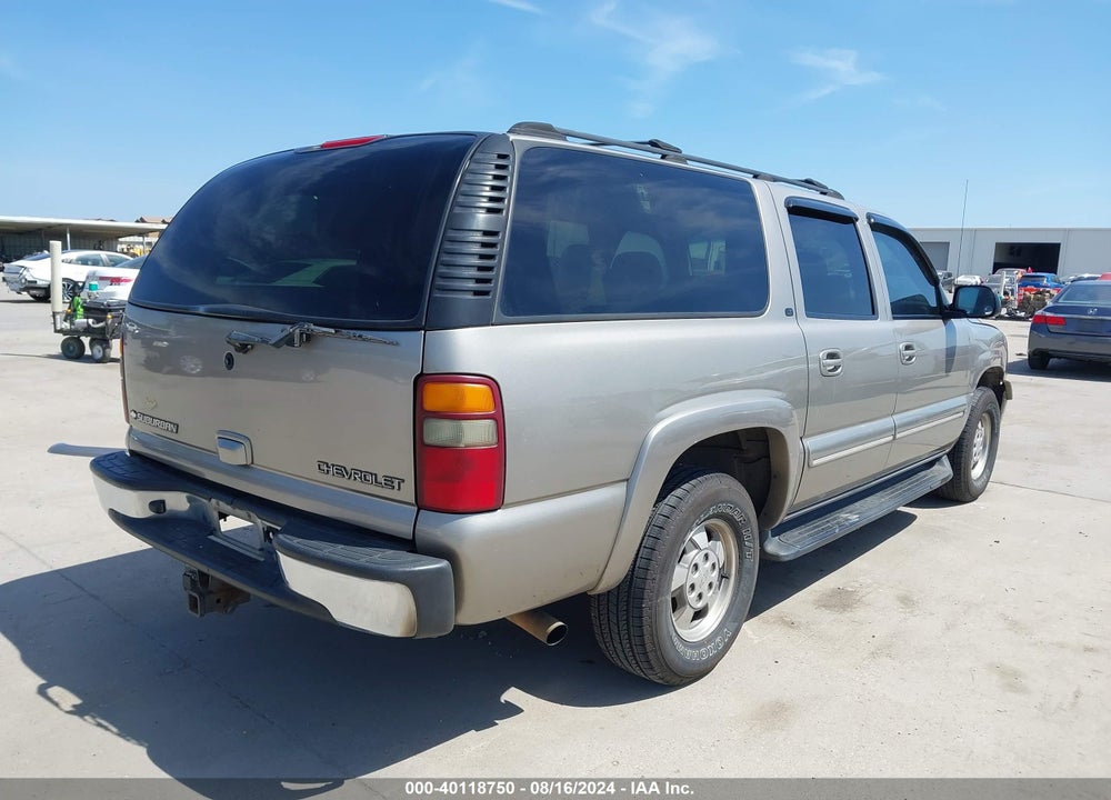 2002 CHEVROLET SUBURBAN 1500 LT VIN: 1GNEC16Z52J235944