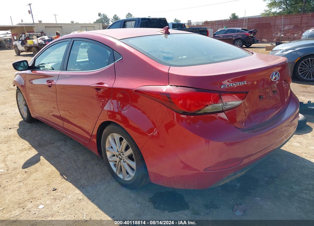 2015 HYUNDAI ELANTRA SE VIN: KMHDH4AE7FU392967