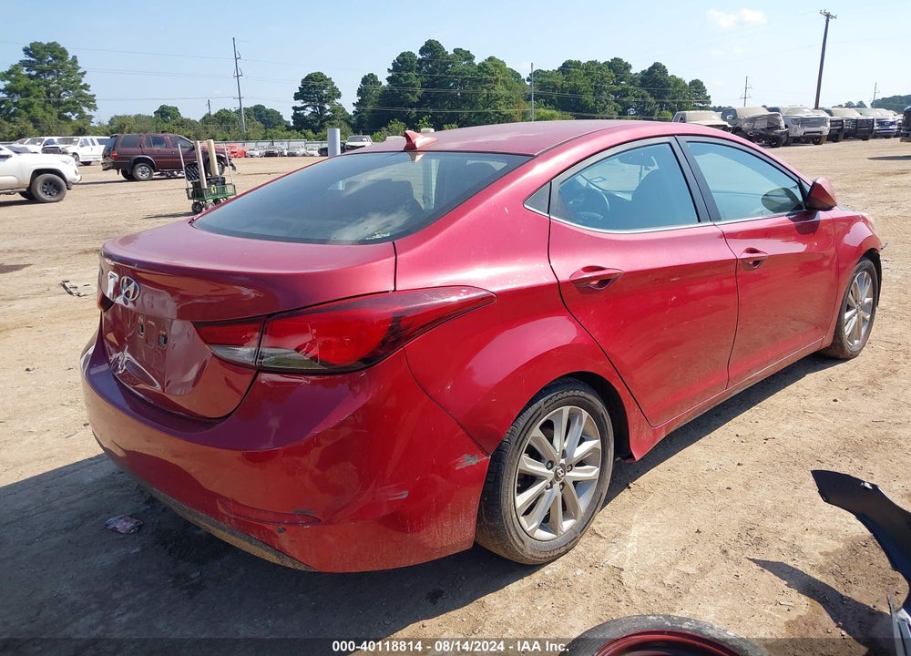 2015 HYUNDAI ELANTRA SE VIN: KMHDH4AE7FU392967