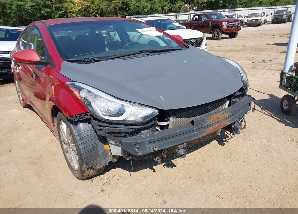 2015 HYUNDAI ELANTRA SE VIN: KMHDH4AE7FU392967