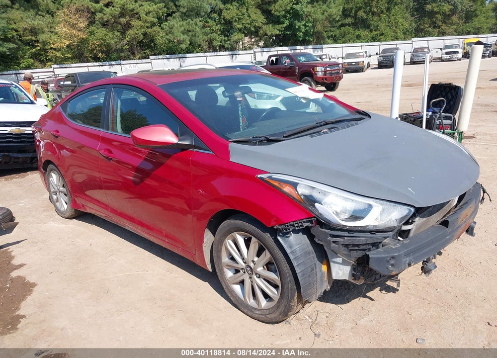 2015 HYUNDAI ELANTRA SE VIN: KMHDH4AE7FU392967