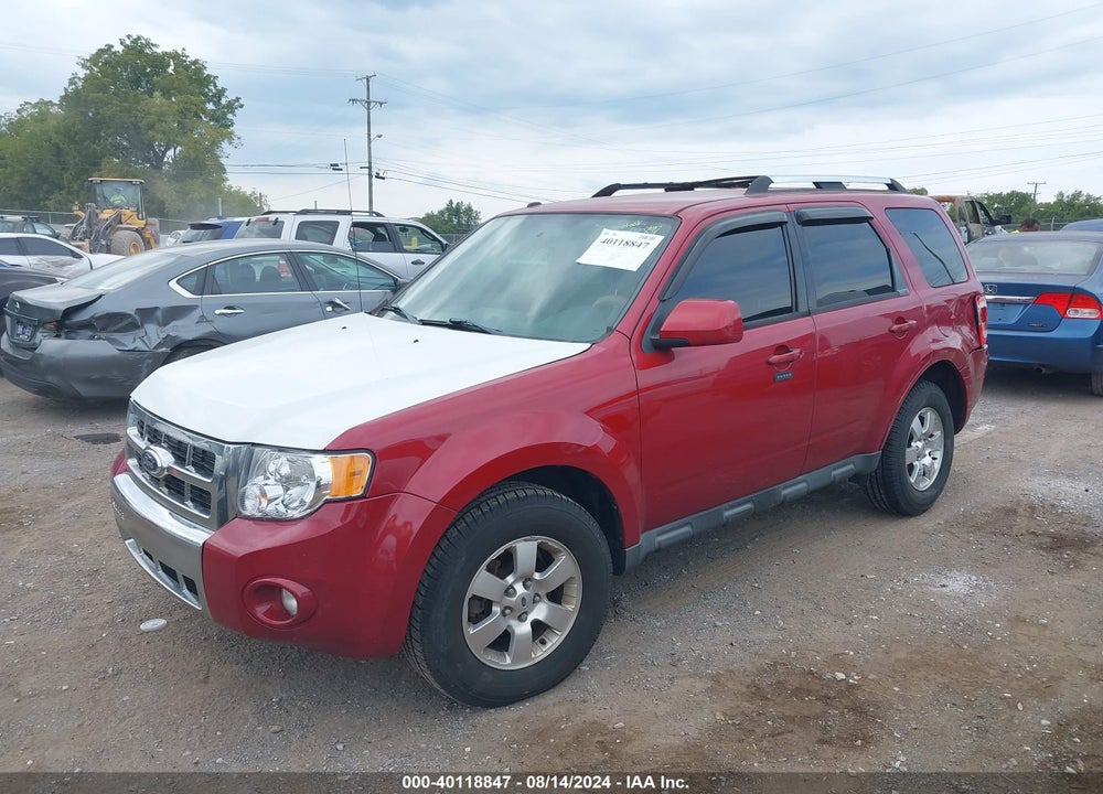 2011 FORD ESCAPE LIMITED VIN: 1FMCU0E78BKA06297