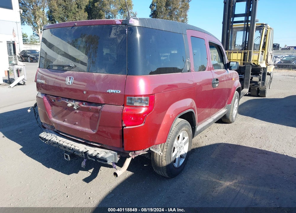 2010 HONDA ELEMENT EX VIN: 5J6YH2H79AL008553