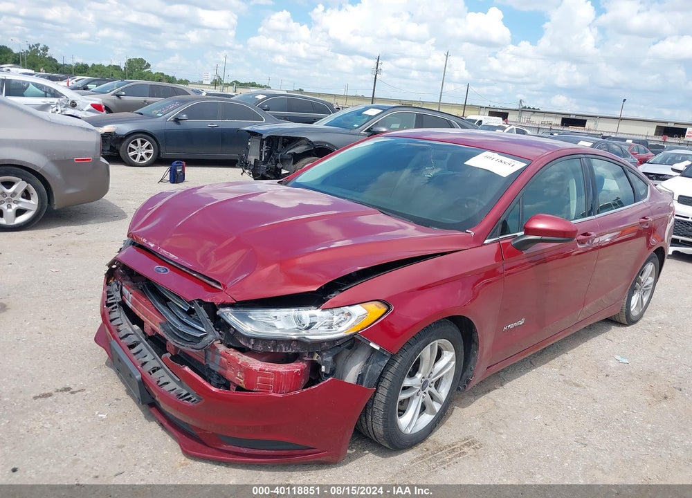2018 FORD FUSION HYBRID SE VIN: 3FA6P0LU0JR173366
