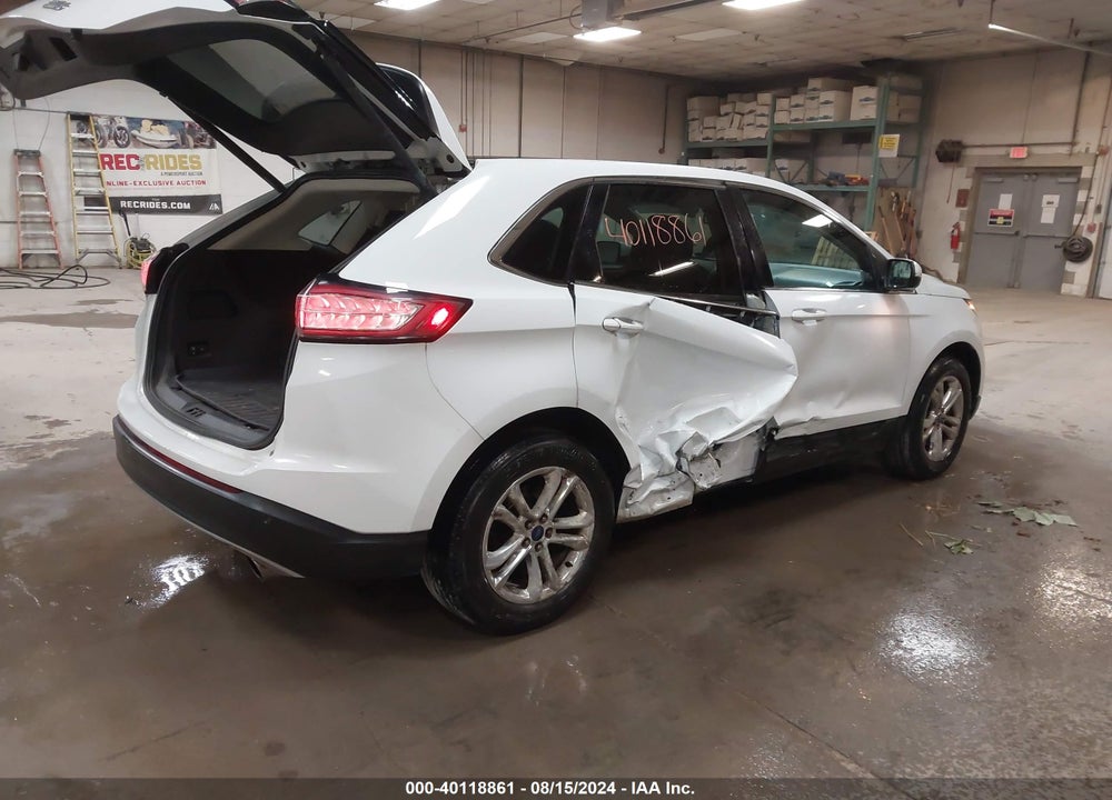 2015 FORD EDGE SEL VIN: 2FMTK4J91FBC01176