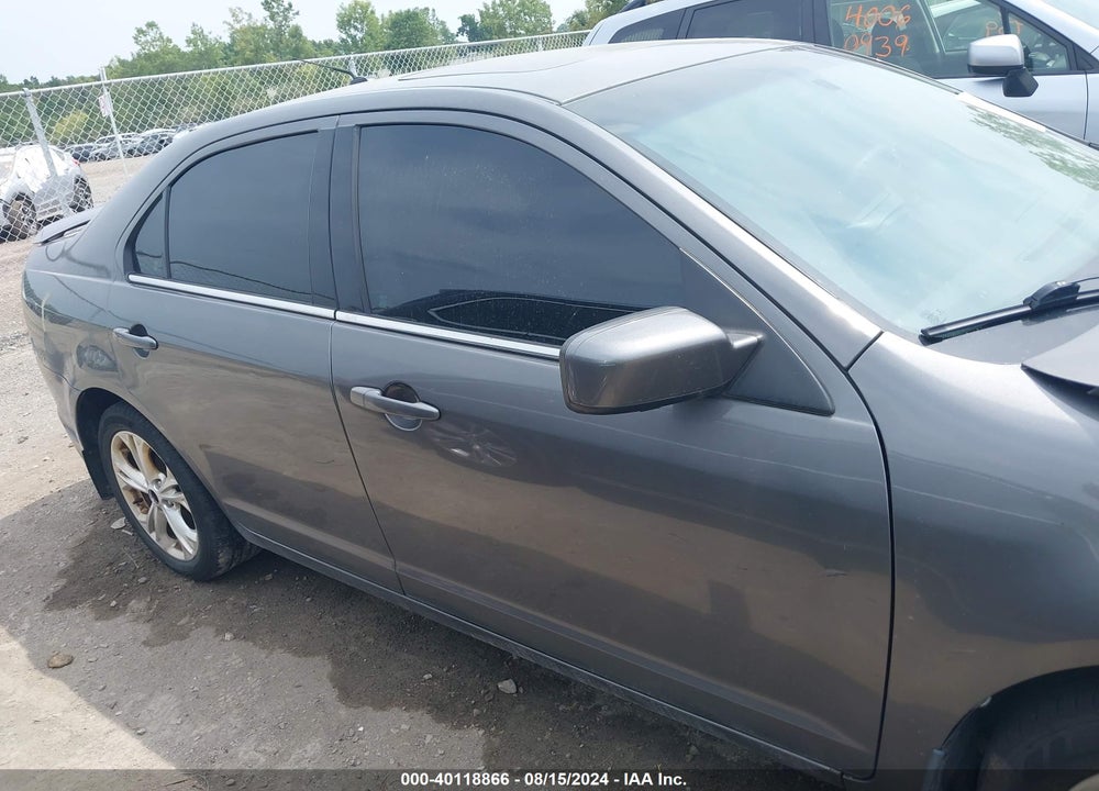 2012 FORD FUSION VIN: 3FAHP0HA5CR376327