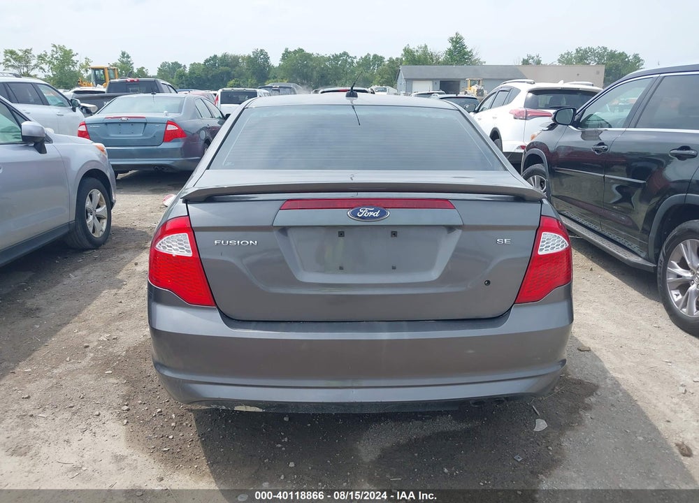 2012 FORD FUSION VIN: 3FAHP0HA5CR376327