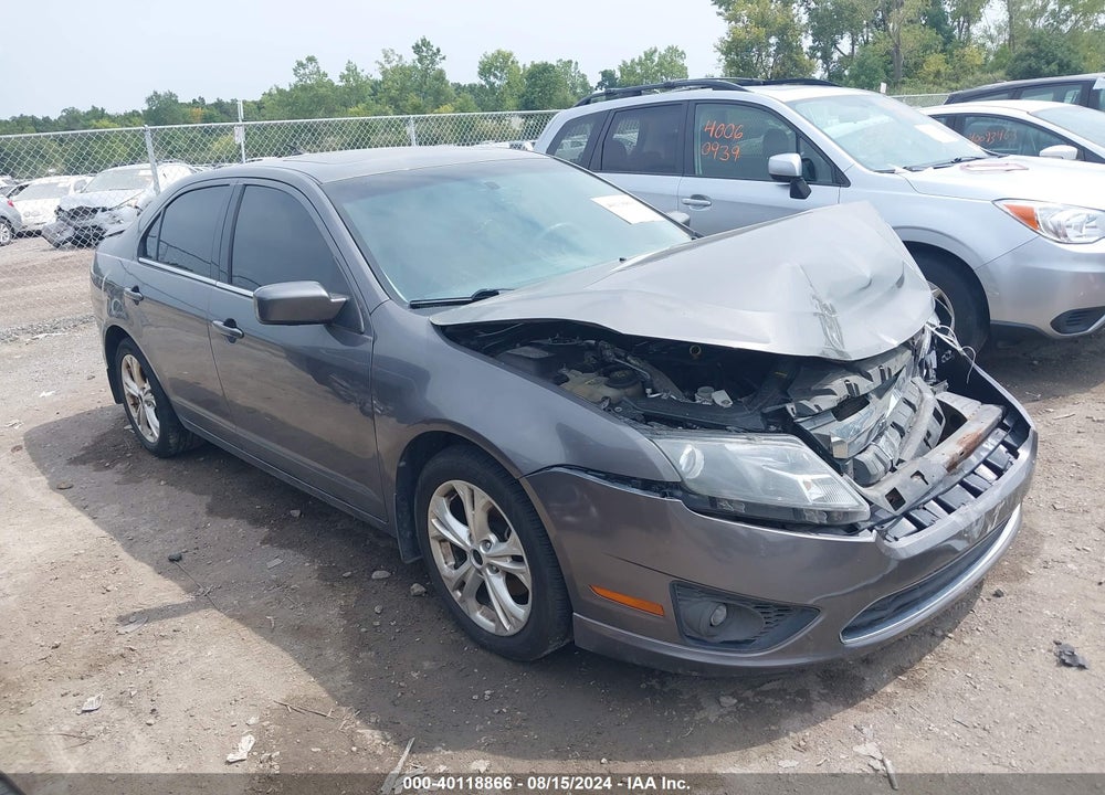 2012 FORD FUSION VIN: 3FAHP0HA5CR376327