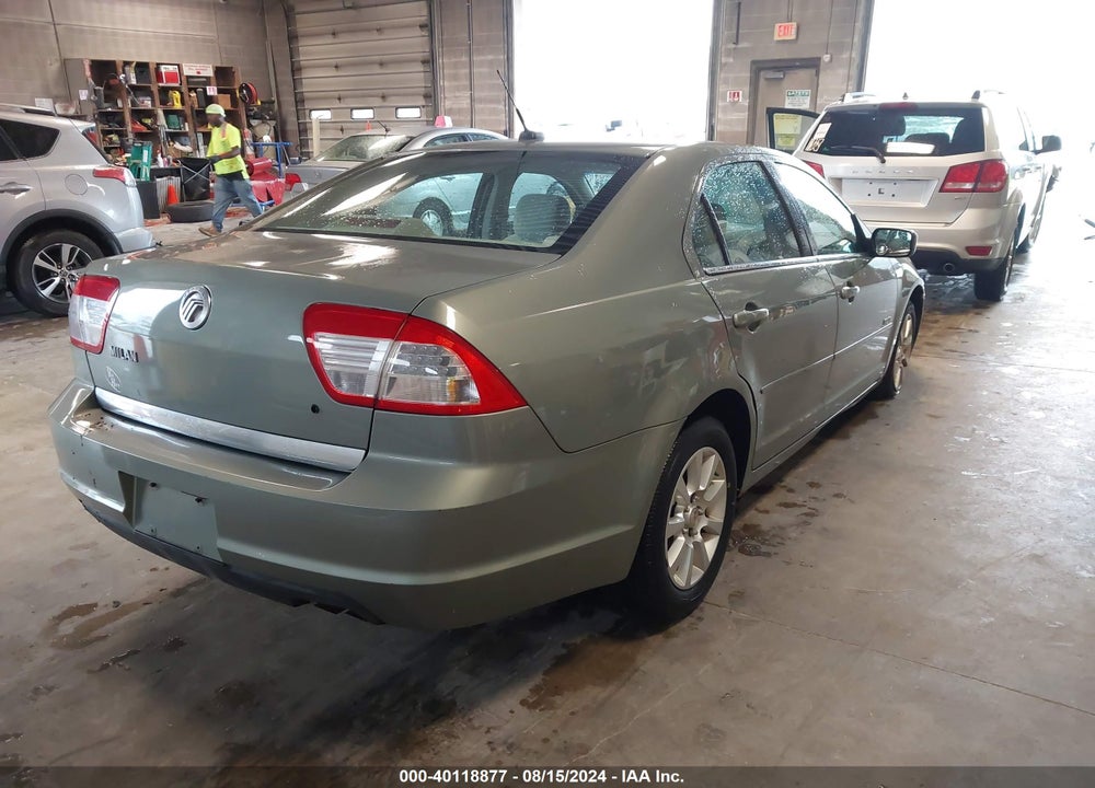 2008 MERCURY MILAN I4 VIN: 3MEHM07Z78R633312