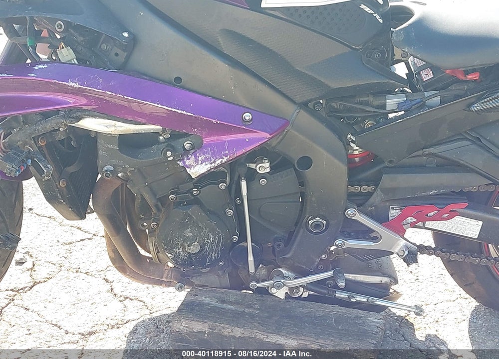 2006 YAMAHA YZFR6 L VIN: JYARJ12E46A002254
