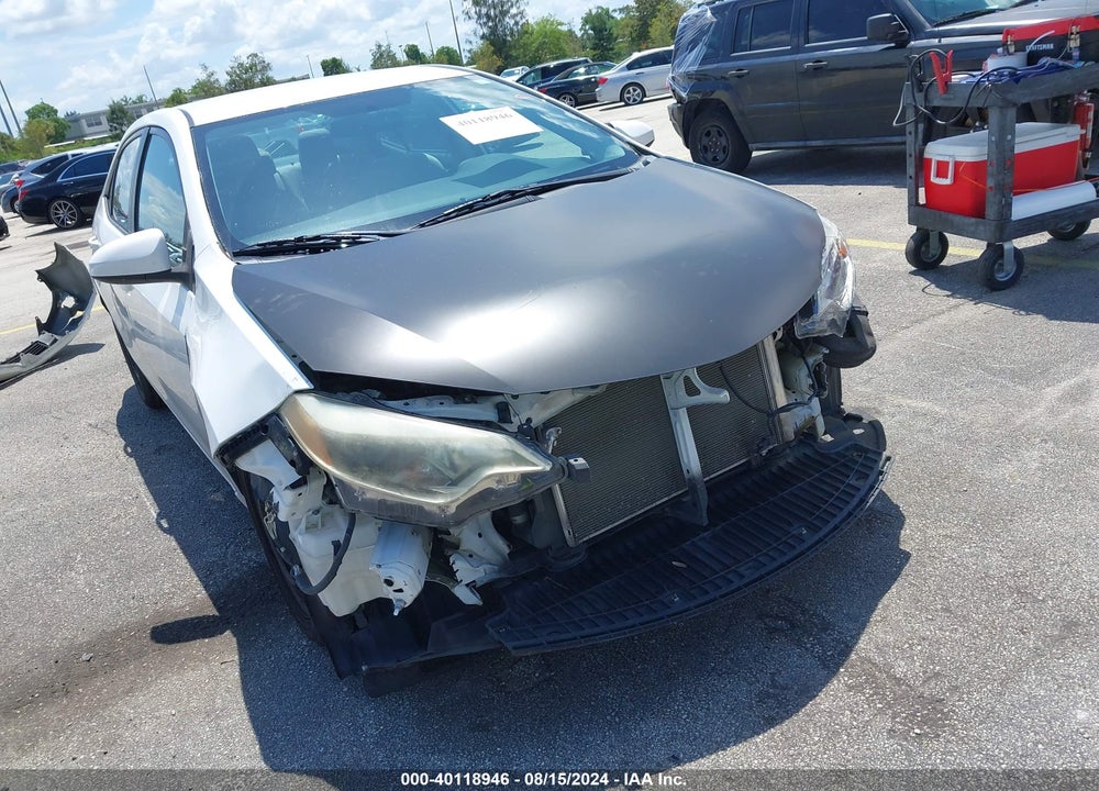 2014 TOYOTA COROLLA LE VIN: 2T1BURHE2EC176613
