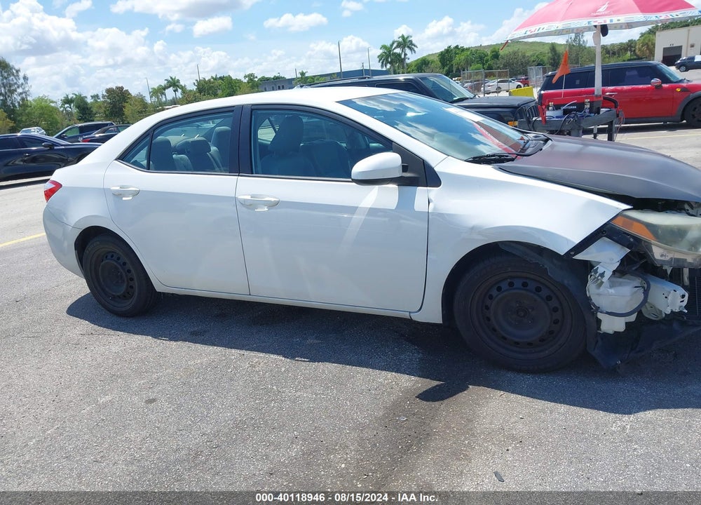 2014 TOYOTA COROLLA LE VIN: 2T1BURHE2EC176613