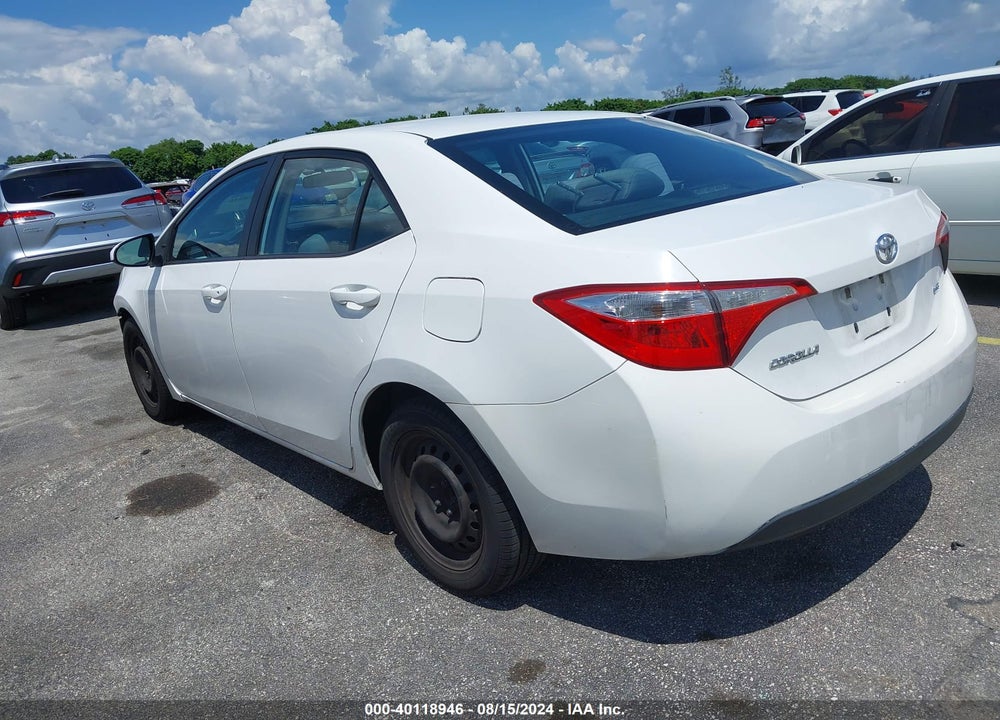 2014 TOYOTA COROLLA LE VIN: 2T1BURHE2EC176613