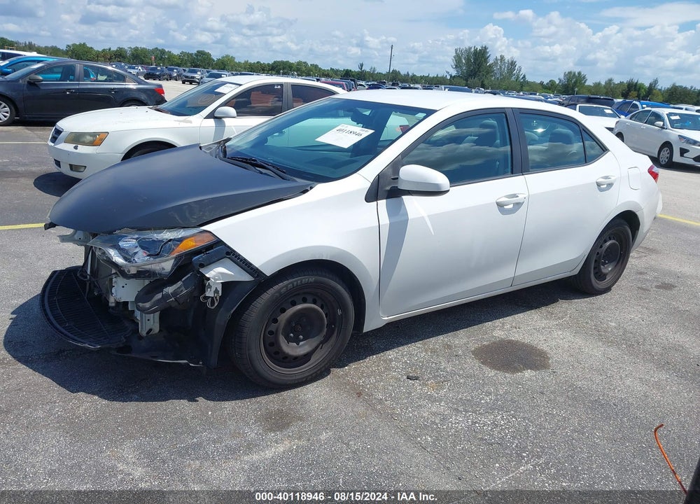 2014 TOYOTA COROLLA LE VIN: 2T1BURHE2EC176613