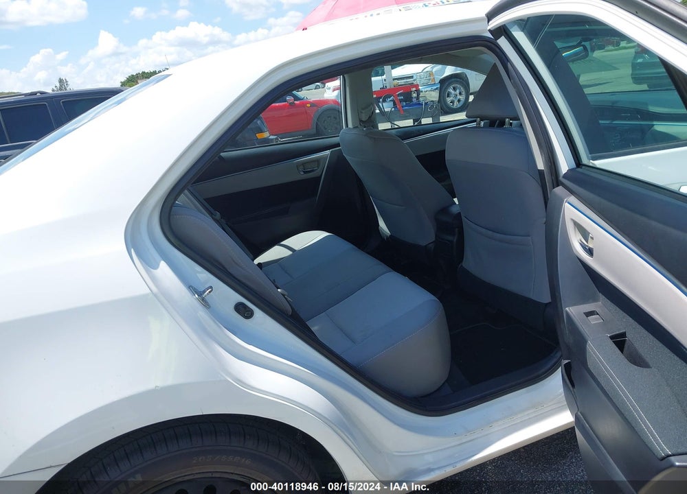 2014 TOYOTA COROLLA LE VIN: 2T1BURHE2EC176613