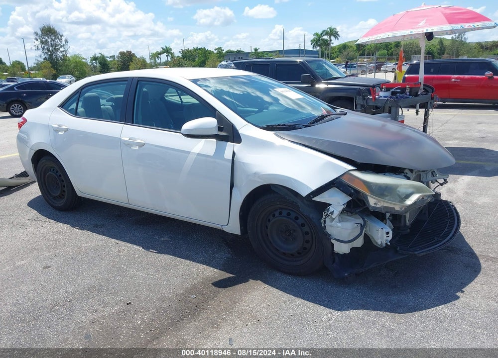 2014 TOYOTA COROLLA LE VIN: 2T1BURHE2EC176613