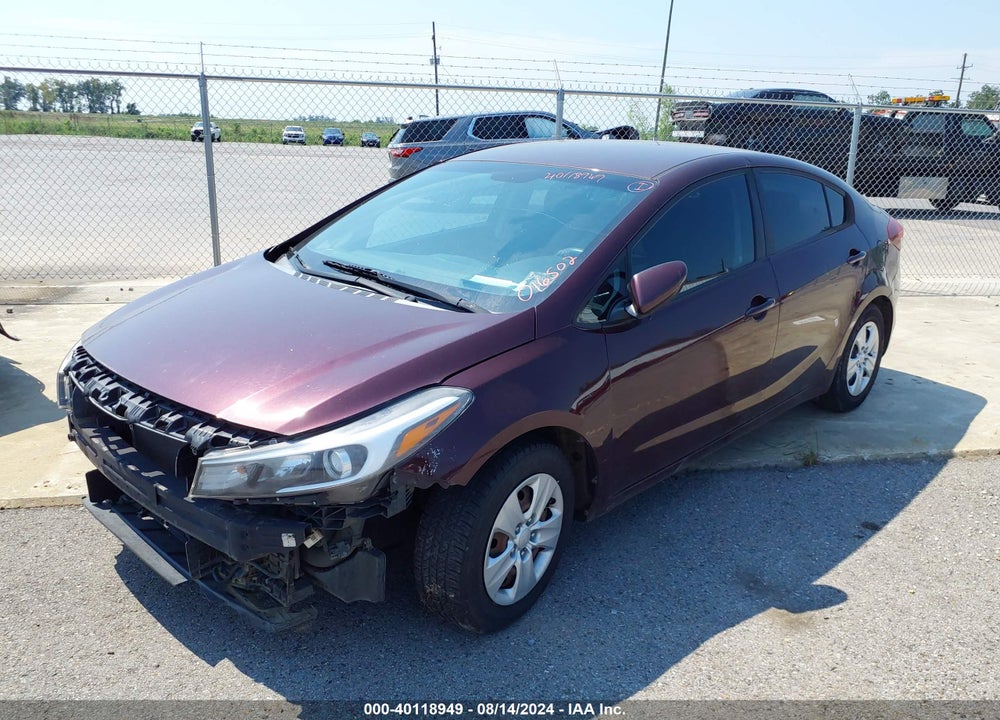 2017 KIA FORTE LX VIN: 3KPFK4A70HE016502